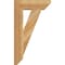 Ekena Millwork Traditional Slat Rough Sawn Bracket, Western Red Cedar, 4"W x 16"D x 28"H BKT04X16X28TRA06RWR - alternate 2